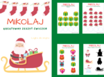 Mikołaj - kreatywne karty pracy