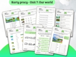 New English Adventure 2 – Unit 7: Our world – Karty pracy dla klasy 2