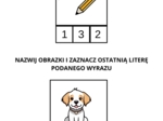 Karty Pracy na Percepcję Wzrokową - nauka liter, nauka czytania, matematyka