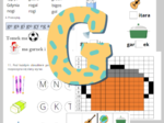 LITERA G - Ćwiczenia dla zerówki