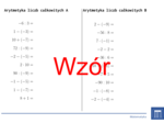 Arytmetyka liczb całkowitych | matematyka | 26 kolumn