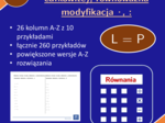 Równania liniowe (liczby całkowite), przekształcenia równoważne (mnożenie, dzielenie) | matematyka, algebra | 26 kolumn