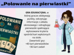 Polowanie na pierwiastki - gra dydaktyczna (układ okresowy i budowa atomu, położenie pierwiastka w układzie okresowym) chemia klasa 7, klasa 8, szkoła ponadpodstawowa