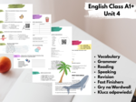 English Class A1+ Unit 4 - BIG WORLD - Zestaw ćwiczeń