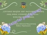 Wkładki do książek dla klas 1-8 na zakończenie roku szkolnego. Wzór 3