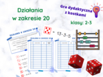 Działania w zakresie 20 - gra dydaktycza