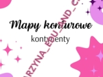 Mapy konturowe - kontynenty