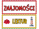 Testy znajmości lektur w klasach VII-VIII