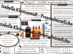 Sketchnotka - notatka „Węgiel, źródła węglowodorów” wykonana w power point do edycji. Chemia 8, „Węglowodory”