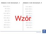 Dodawanie liczb dziesiętnych | matematyka | 26 kolumn
