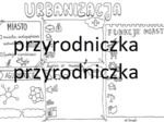 Klasa 7. Geografia. Karta pracy - urbanizacja