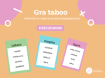 Gra taboo- rzeczowniki