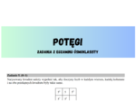 Potęgi - egzamin ósmoklasisty zadania CKE