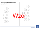 Dzielenie ułamków dodatnich i ujemnych | matematyka | 26 kolumn