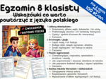 Egzamin 8 klasisty - Wskazówki co warto powtórzyć z języka polskiego