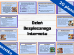 Dzień Bezpiecznego Internetu - gazetka, 20 plansz