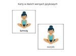 Summer Yoga for Kids - Memory Game - Letnia Joga dla dzieci - Gra - Karty Edukacyjne - ruch - 2 wersje językowe - angielski - polski