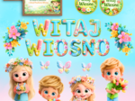 🌸 PASTELOWA DEKORACJA „WITAJ WIOSNO” – MEGA PAKIET 🌸