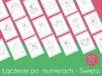 Łączenie po Numerach w zakresie do 50 – Świąteczna Edycja - 50 stron 