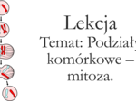 Klasa 8 - Podziały komórkowe - prezentacja