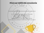 Tabliczka mnożenia