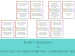 Karty rozmowy o poczuciu własnej wartości i samoakceptacji