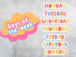🧡🩷 DNI TYGODNIA I NAZWY MIESIĘCY - W JĘZYKU ANGIELSKIM 🧡🩷