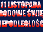 Święto niepodległości - napis plus szablony