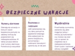 Prezentacja / materiały na gazetkę Bezpieczne wakacje