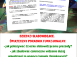 DZIECKO SŁABOWIDZĄCE. ŚWIĄTECZNY PORADNIK FUNKCJONALNY. Jak pokazywać dziecku słabowidzącemu prezenty? Jak zbudować całoroczne widzenie dużej przestrzeni za pomocą lampek choinkowych? Całoroczne zabawy wzrokowo – ruchowe świecącymi gadżetami s