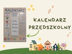 Kalendarz do przedszkola lub szkoły