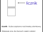 Karty Trójdzielne – Ułamki Zwykłe