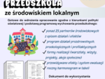 Program współpracy przedszkola ze środowiskiem lokalnym