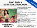 PLAN PRACY Z DORADZTWA ZAWODOWEGO DLA PRZEDSZKOLA I KLAS 1-8