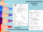 Repetytorium Ósmoklasisty - Unit 10 Sport - Kartkówki - Short vocabulary test - Short grammar test