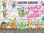 BRYŁY NA LUZIE - SZKOLNA GAZETKA 14 stron, dekoracja sali