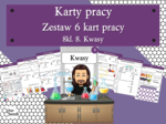 Karty pracy - Klasa 8. Chemia – Zestaw 6 kart pracy do działu 8 "Kwasy i pH"
