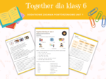 Together klasa 6 Unit 1 Dodatkowe zadania powtórzenie Słownictwo Gramatyka Komunikacja Szkoła Present Continuous Czasowniki Statyczne Wyrazanie opinii