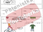 "Pajączek na rowerze" - porównanie Łukasza i Oli