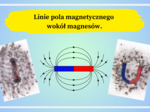 Zjawiska magnetyczne - pole magnetyczne magnesu stałego i Ziemi. (prezentacja multimedialna 16 slajdów+karta pracy)