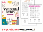 WYKREŚLANKI PO ANGIELSKU, PODRÓŻE, ANGIELSKI, SŁÓWKA, VOCABULARY
