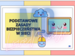 Podstawowe zasady bezpieczeństwa w sieci - gazetka do pracowni komputerowej, prezentacja