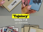 "Tajniacy" - lektury 7-8 szkoła podstawowa 150 elementów