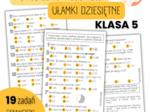 POWTÓRZENIE MATERIAŁU - Ułamki dziesiętne - KLASA 5