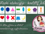 Kształty 2D - fiszki edukacyjne