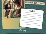 Karty typu prawda- fałsz do komedii A. Fredry ,,Zemsta"