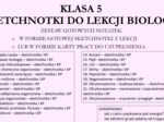 KLASA 5 - SKETCHNOTKI DO LEKCJI BIOLOGII