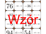 Domino - Dodawanie i odejmowanie liczb całkowitych | matematyka