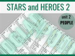 Stars and Heroes 2 unit 2 – zakładki do książki