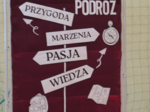 Dekoracja "Ruszaj w swoją podróż"